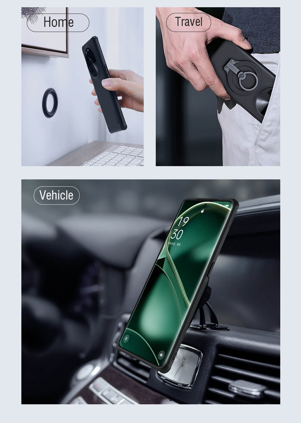 Чехол-крышка NILLKIN для Oppo Find X6 (серия Frosted shield Pro Magnetic case)